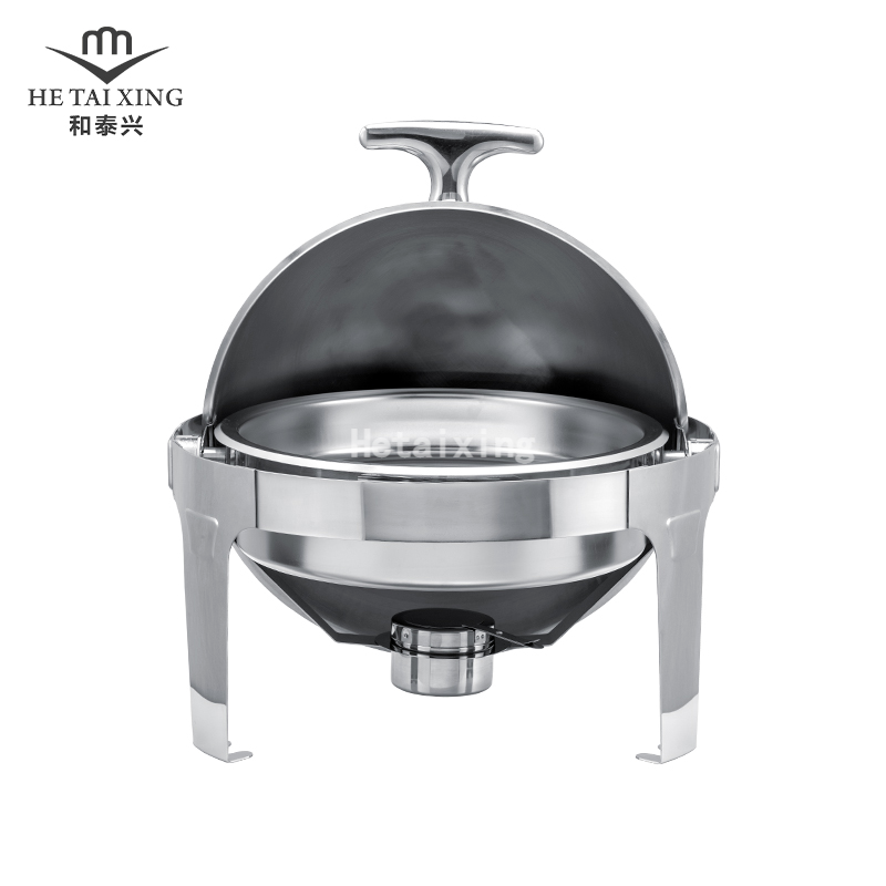 Elevate Your Catering Experience with The Round Chafing Dish with Glass Lid
