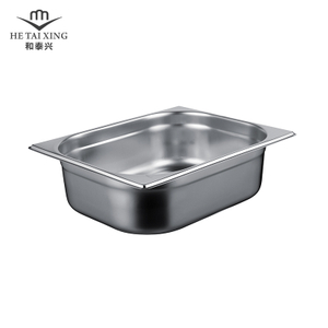 EU Gastronorm Pan 1/2 Size 100mm Deep Stackable Containers for Comercial Kitchen Equipment