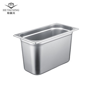 Catering Gastronorm Pans 1/3 Size 200mm Deep Food Storage Containers for Fridge for Commercial Kitchen Equipments