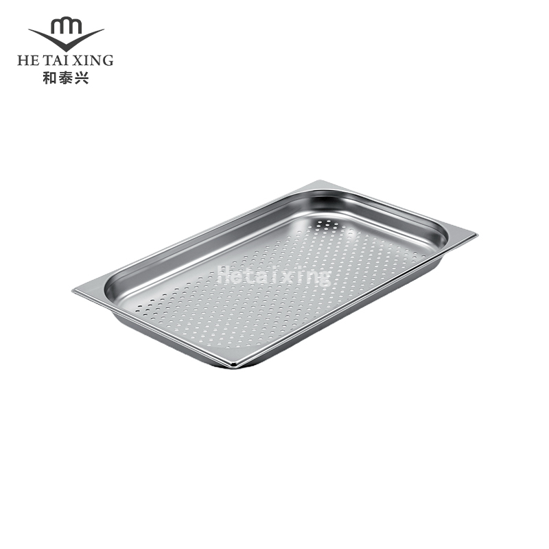 EU Style Perforated GN Pan 1/1 40mm Deep Professional Cookware