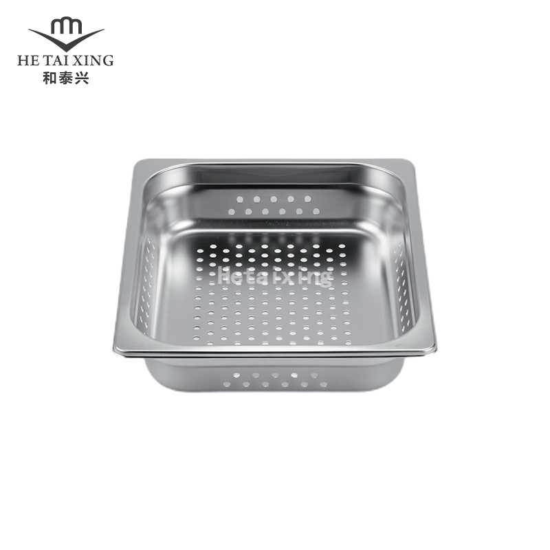 Perforated Japan Gastronorm Pan 1/2 65mm Deep Steam Table for Sale for Small's Cafe