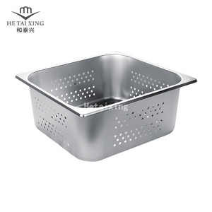 American Perforated GN Containers 2/3 150mm Deep for Essentials Kitchen