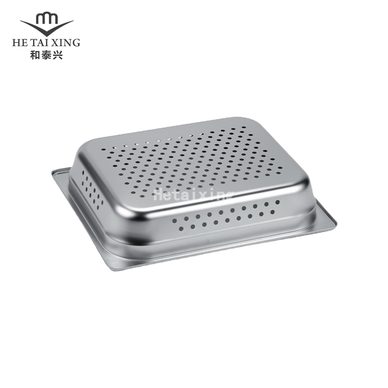 Perforated Japan Gastronorm Pan 1/2 65mm Deep Steam Table for Sale for Small's Cafe