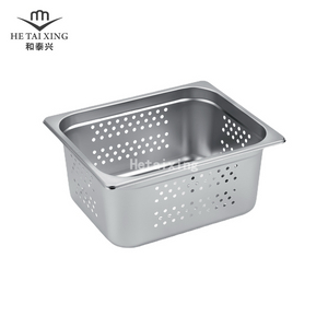 Perforated Japan Gastronorm Pan 1/2 150mm Deep Pan with Steamer for 20 Kitchen Tools And Equipment