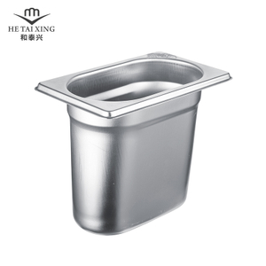 Gastronorm Food Container 1/9 Size 150mm Deep 1/9 Food Pan for Coffee Café
