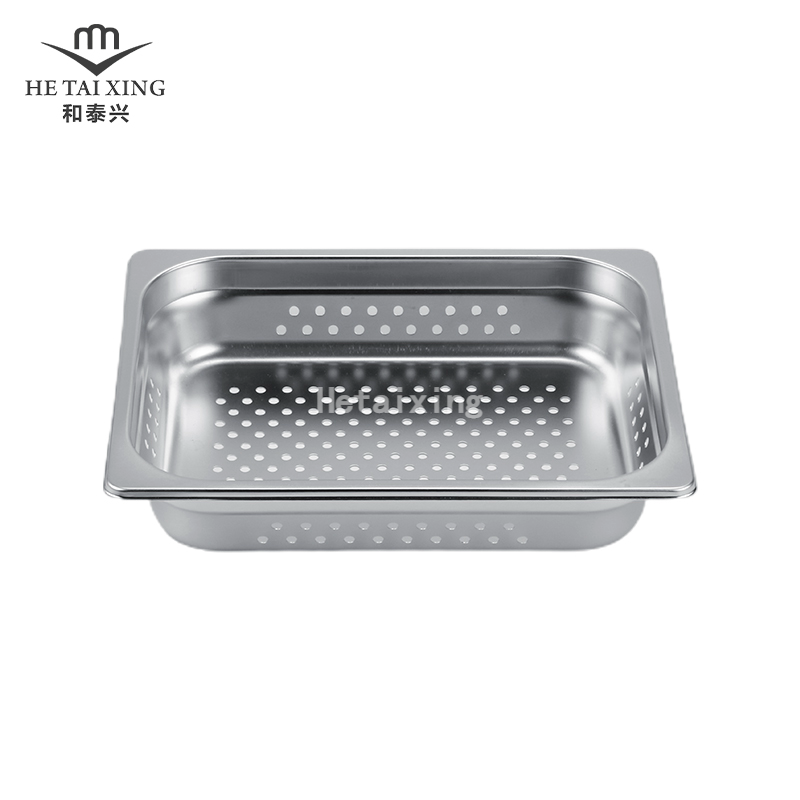 Perforated Japan Gastronorm Pan 1/2 65mm Deep Steam Table for Sale for Small's Cafe