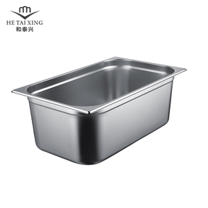 EU Style GN Pan 1/1 Size 200mm Deep Hotel Pan for Essential Kitchen