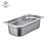 Catering Gastronorm Pans 1/3 Size 100mm Deep Food Carrier for Kitchen Solutions